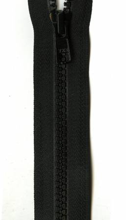 Vislon Separating Zipper 18in Black