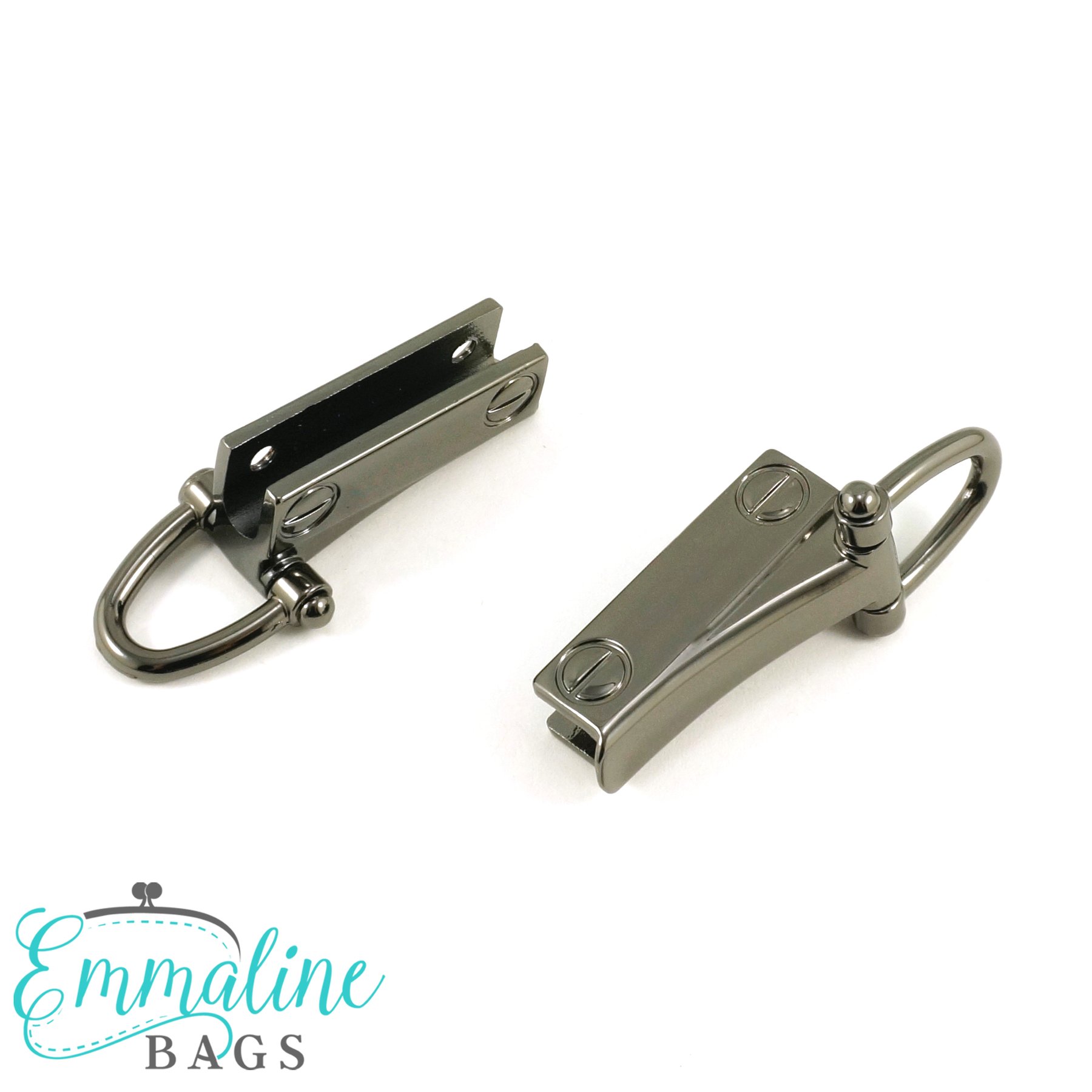Emmaline Bags Strap Clip with D-Ring in Gunmetal – Sew Hot