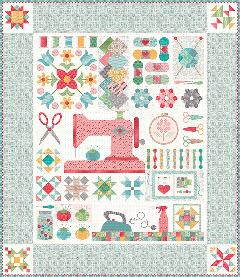 Preorder Lori Holt S My Happy Place Sew Along Quilt Kit Sew Hot